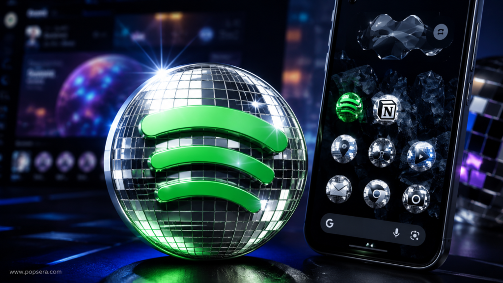 Discomorphism: Spotify’s Disco-Ball App Icon Trend