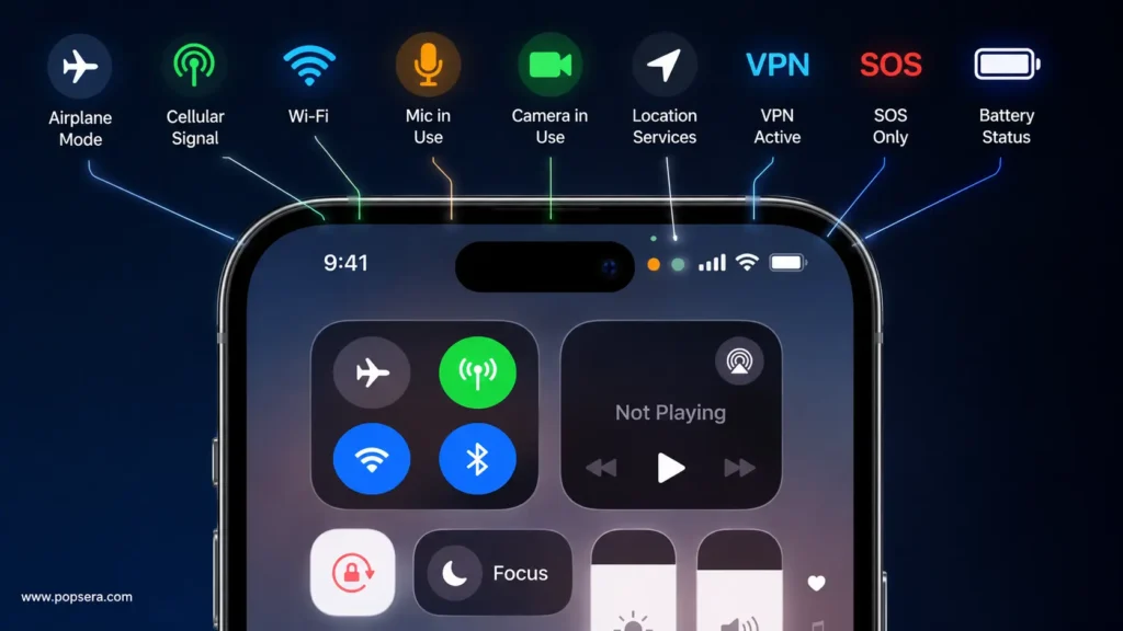 iPhone Symbols at Top of Screen: What Each Icon Means