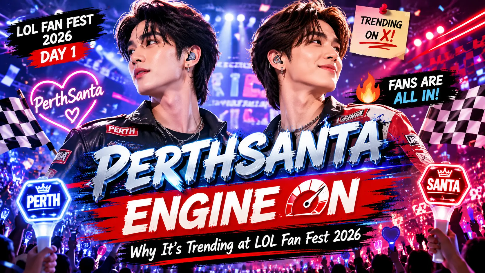 PERTHSANTA ENGINE ON trend during LOL Fan Fest 2026