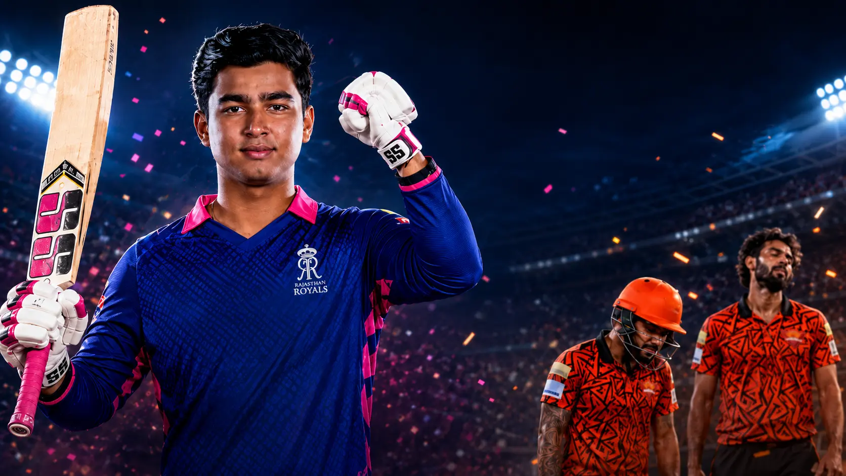 RR vs SRH Live: Sooryavanshi 97 Puts Royals in Control
