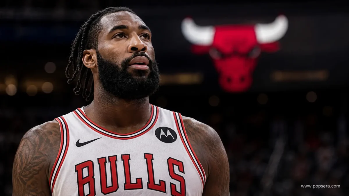 “Andre Drummond playing for the Philadelphia 76ers before his reported Knicks free agency agreement.”