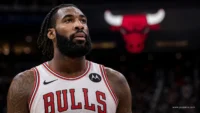 “Andre Drummond playing for the Philadelphia 76ers before his reported Knicks free agency agreement.”
