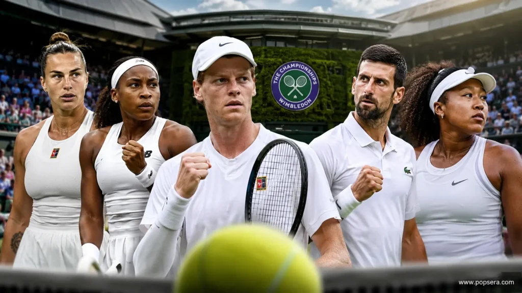 “Jannik Sinner and Naomi Osaka headline Wimbledon 2026 last-16 storylines after Day 5 wins.”