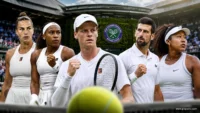 “Jannik Sinner and Naomi Osaka headline Wimbledon 2026 last-16 storylines after Day 5 wins.”